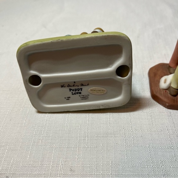 The Danbury Mint puppy love, barbershop quartet, marbles champion Figurines. 4” - Picture 5 of 8